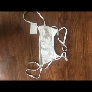 Blue Life Halter Bikini Top, XS